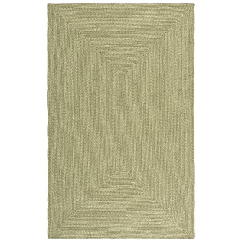 SAFAVIEH Handmade Braided Cosetta Indoor/Outdoor Machine Washable Rug - 4' x 6' - Sage