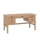 preview thumbnail 2 of 18, Seraf Transitional 56" Wooden Desk with Hidden Drawers and Concealed Cable Hole by HULALA HOME