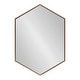 preview thumbnail 53 of 54, Kate and Laurel McNeer Glam Hexagon Framed Wall Mirror
