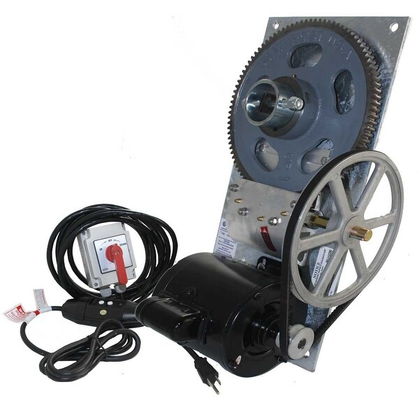 BH45 4500 lb Capacity Deluxe Galvanized Boat Lift Hoist w/ Spring Switch & 110 V GFCI