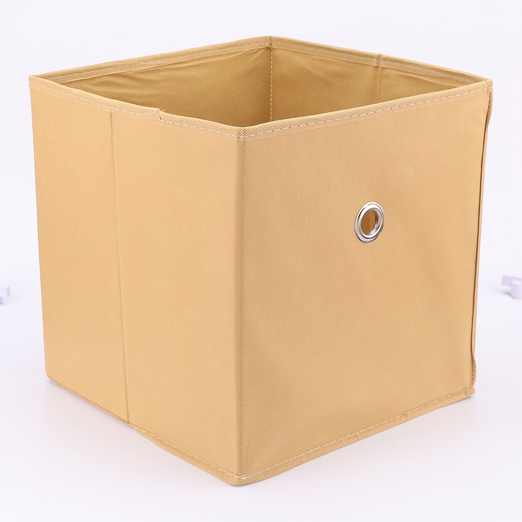 Storage Cube, Fabric Storage Bin for Shelves Closet, 3 Pack Collapsible Storage Basket for Organizing Clothes Books