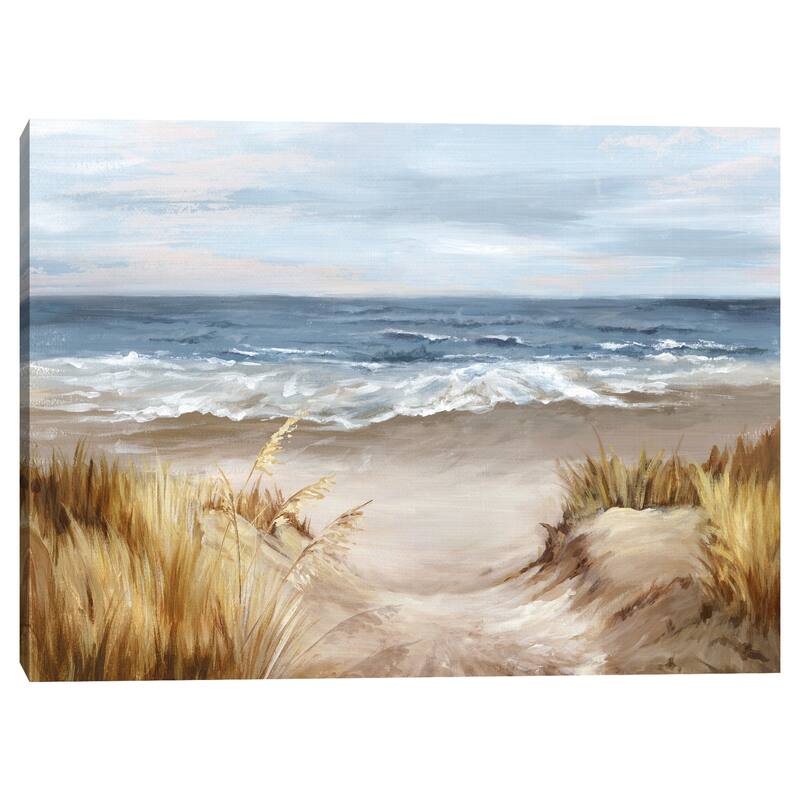 Untouched Beach by Eva Watts Canvas Art Print