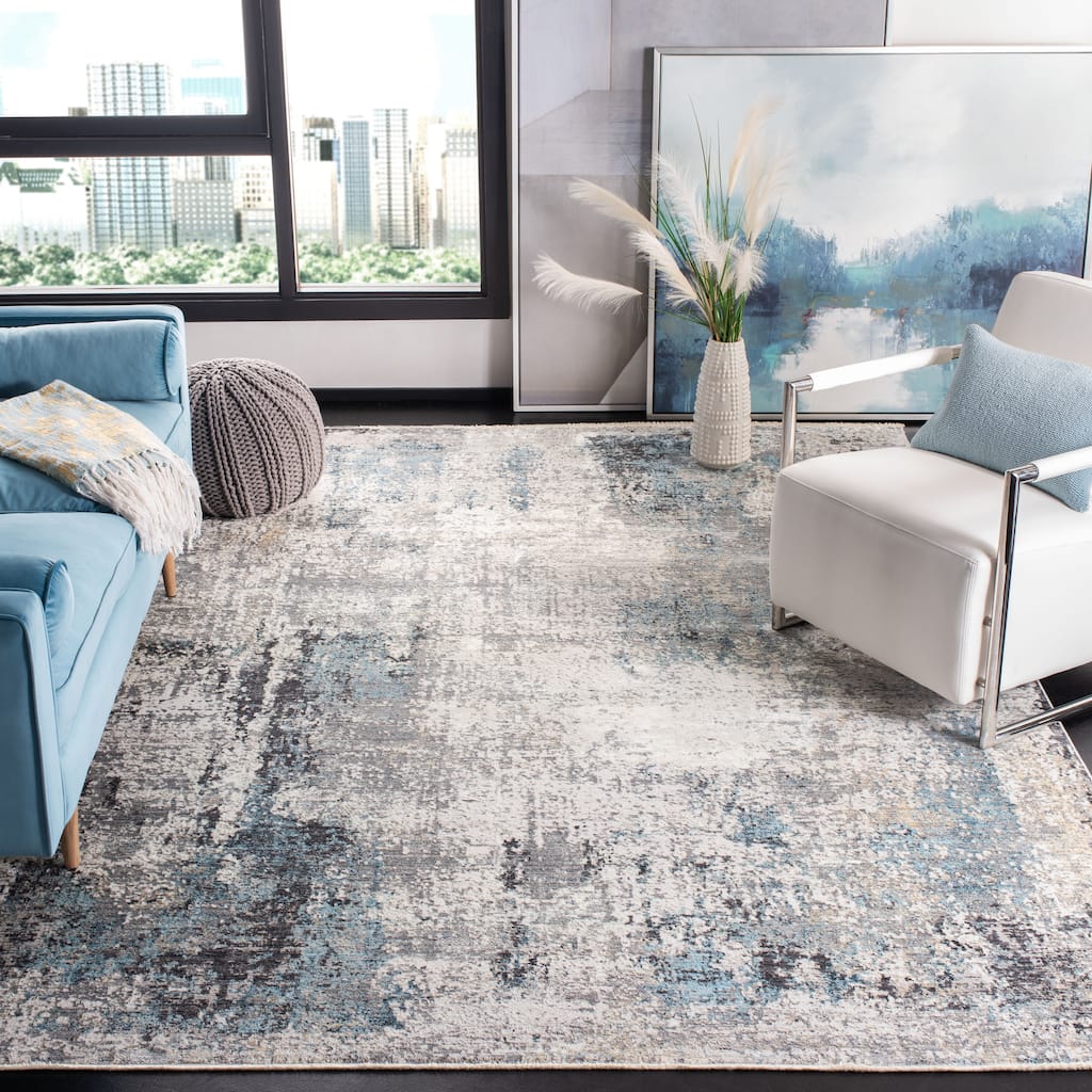 SAFAVIEH Dream Nollag Modern Abstract Viscose Rug