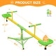 preview thumbnail 2 of 5, Kids Seesaw Spinning Teeter Totter 360 Degrees Rotating Outdoor Play - 74.8 x 30 x 15 in