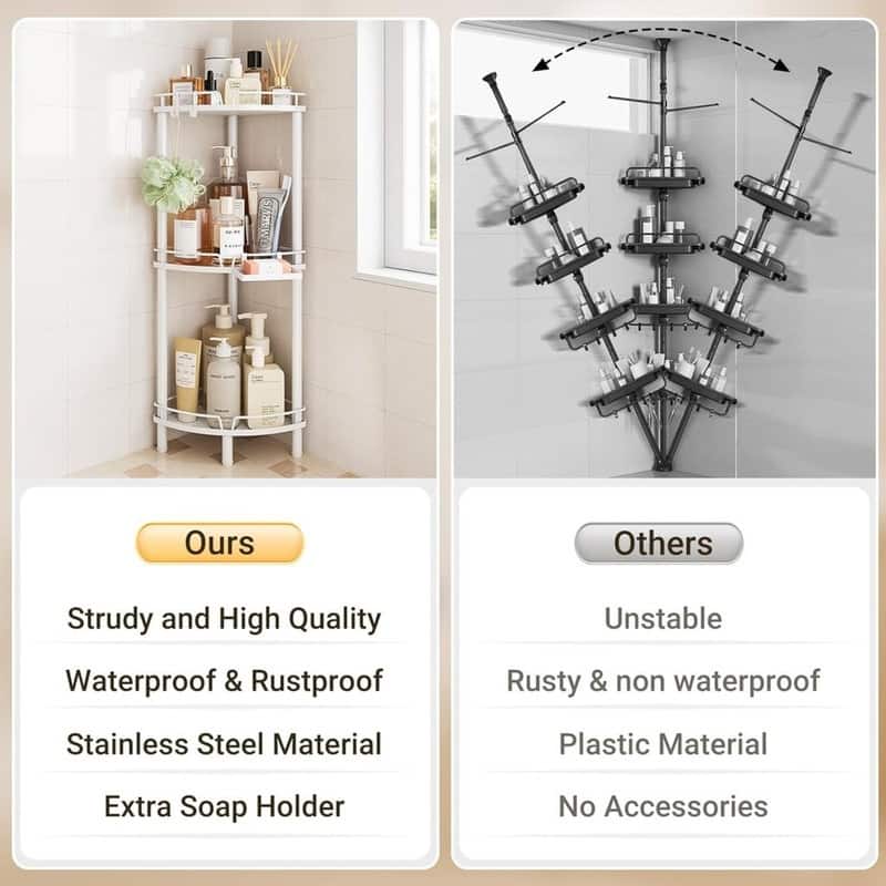Corner Shower Caddy Standing