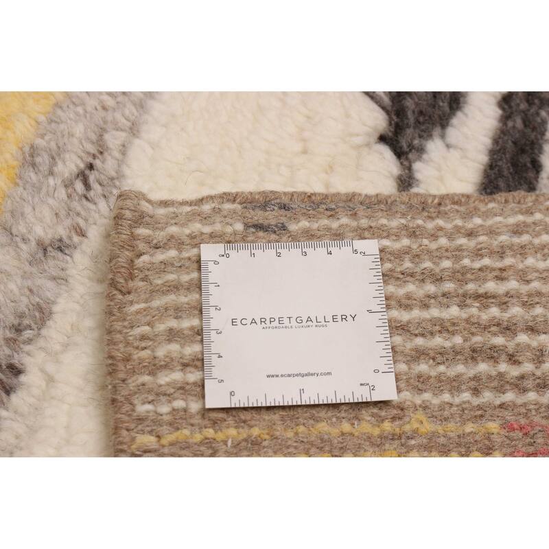 ECARPETGALLERY Hand-knotted Tangier Ivory Wool Rug - 8'0 x 10'0