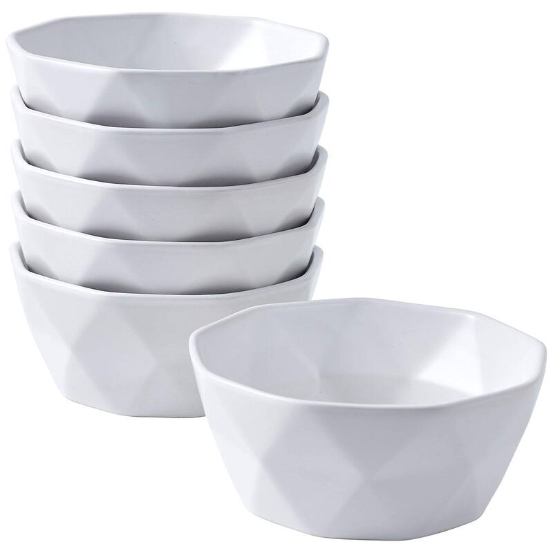 Set of 6 serving Bowls, White Bed Bath & Beyond 37567388