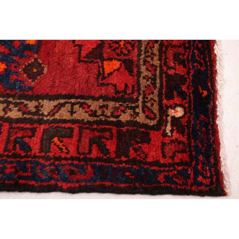ECARPETGALLERY Hand-knotted Andelz Red Wool Rug - 3'4 x 6'4