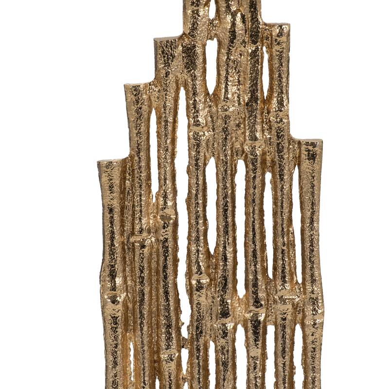 Sagebrook Home Elegance Redefined - Chic Sculptural Candle Holder for Enlightening Ambiance, Home Decor Statement Piece