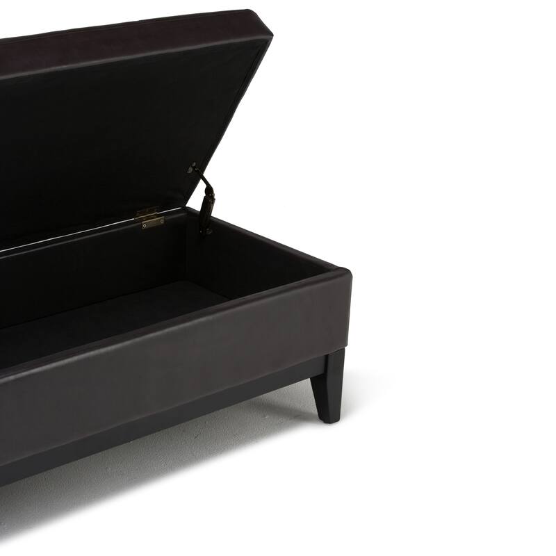 WYNDENHALL Jackson 42 inch Wide Rectangle Storage Ottoman
