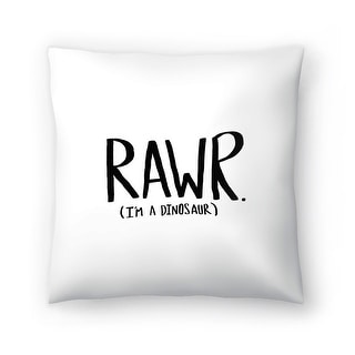 Rawr Im A Dinosaur - Decorative Throw Pillow