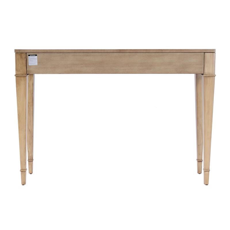 Kai 2 Drawer 46" Burl Wood Console Table
