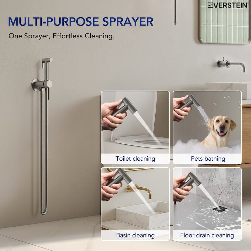 Handheld Bidet Sprayer With Temperature Control, Multi-Function Toilet Bidet Sprayer - N/A