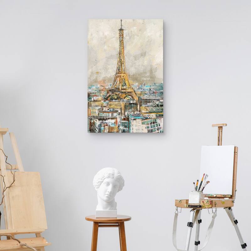 When in Paris by Studio Arts Canvas Art Print