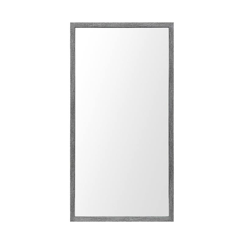 Bristol Grey Plain 3Mil Mirror 20 x 40 - 21.5L x 1.8W x 41.5H