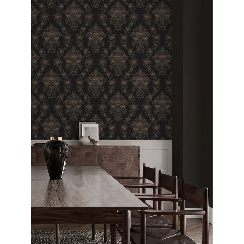 NextWall Hasset Tapestry Floral Peel and Stick Wallpaper - 20.5 in W x 18 ft. L
