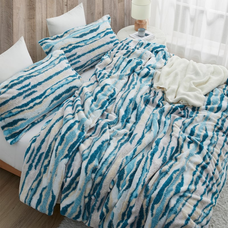 Cozy Rivers - Coma Inducer® Oversized Comforter Set - Creekside Turquoise