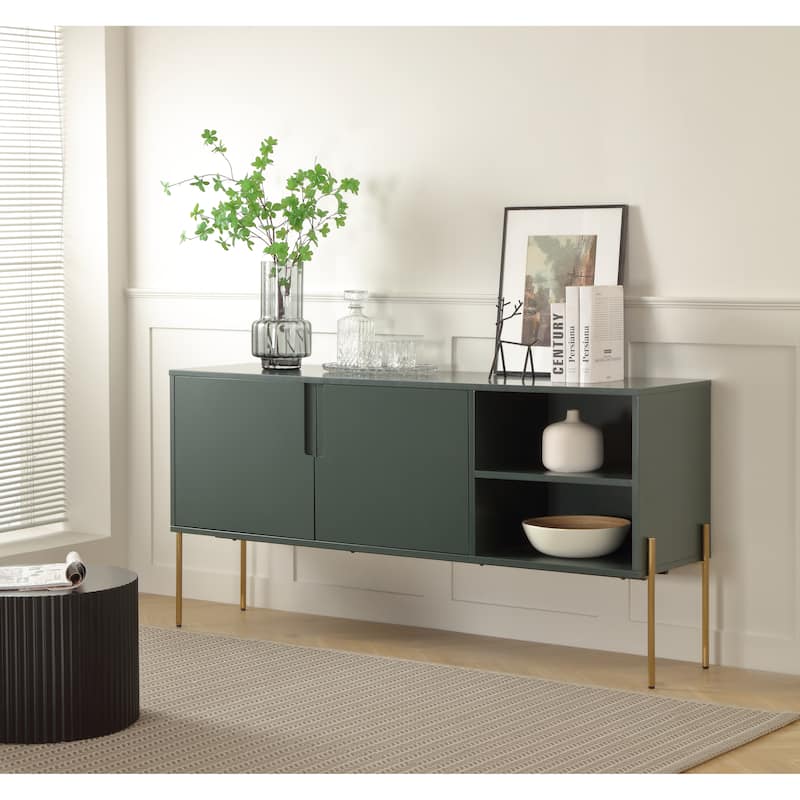 mid century Sideboard Buffet Table or TV Stand with storage