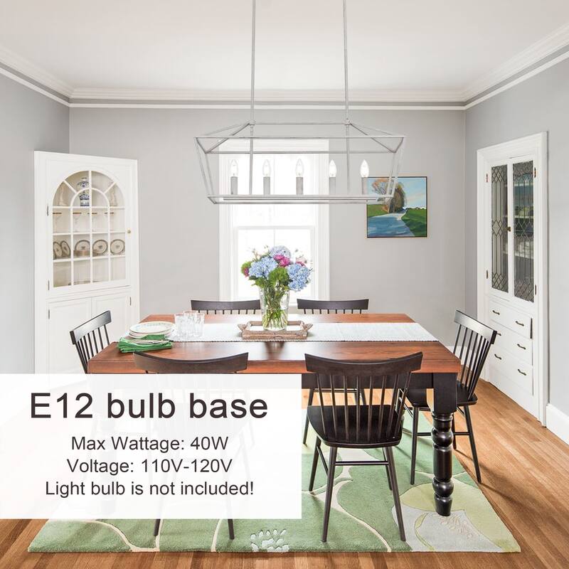 Modern Style Linear Island Pendant Light