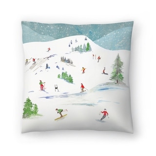Ski Joy by PI Holiday Collection - Decorative Throw Pillow