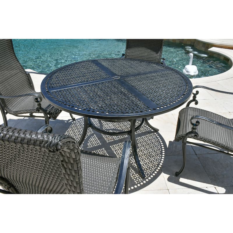 Windermere Round Patio Dining Table - N/A