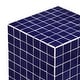 preview thumbnail 20 of 56, Callista Modern Ceramic Tiled Cube Side Table, Square Mosaic Pedestal Accent End Table for Living Room Bedroom - 14 X 14 X 18