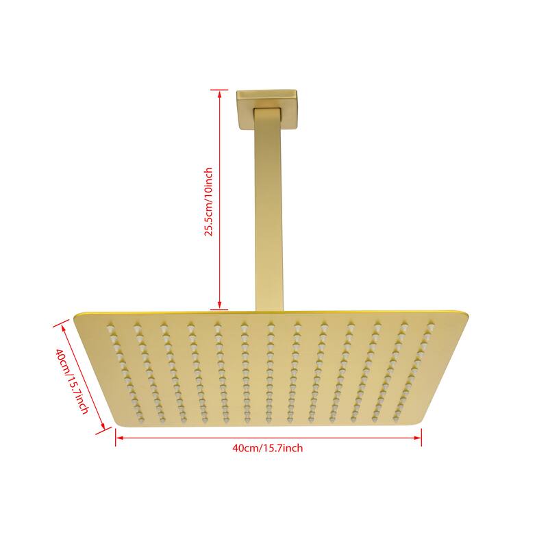 Rain Shower Head High Pressure Rainfall Showerhead Water Saving