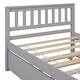 preview thumbnail 9 of 8, Twin Platform Bed Frame with Trundle, Headboard and Footboard