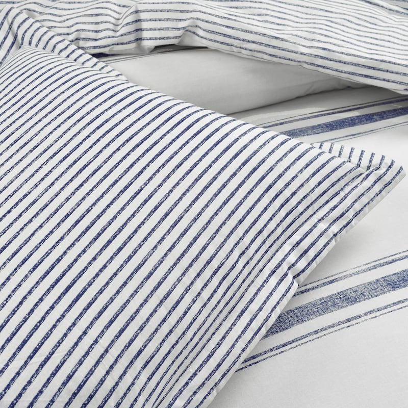 Lush Decor Farmhouse Stripe 3-piece Comforter Set