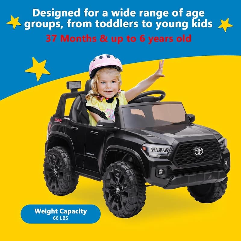 Officially Licensed Toyota Tacoma 12V Kids Ride On Car