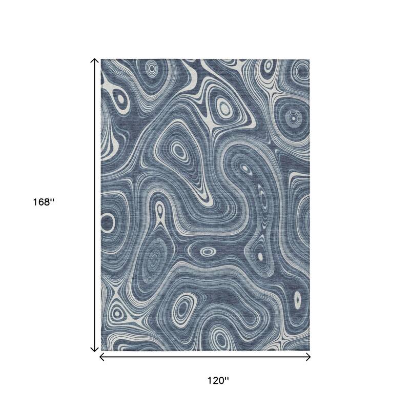 HomeRoots Geometric Transitional Rectangle Outdoor Rug