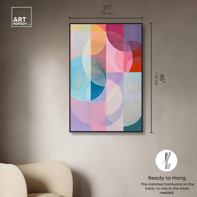 Oneiric Circles I Canvas by Art Remedy
