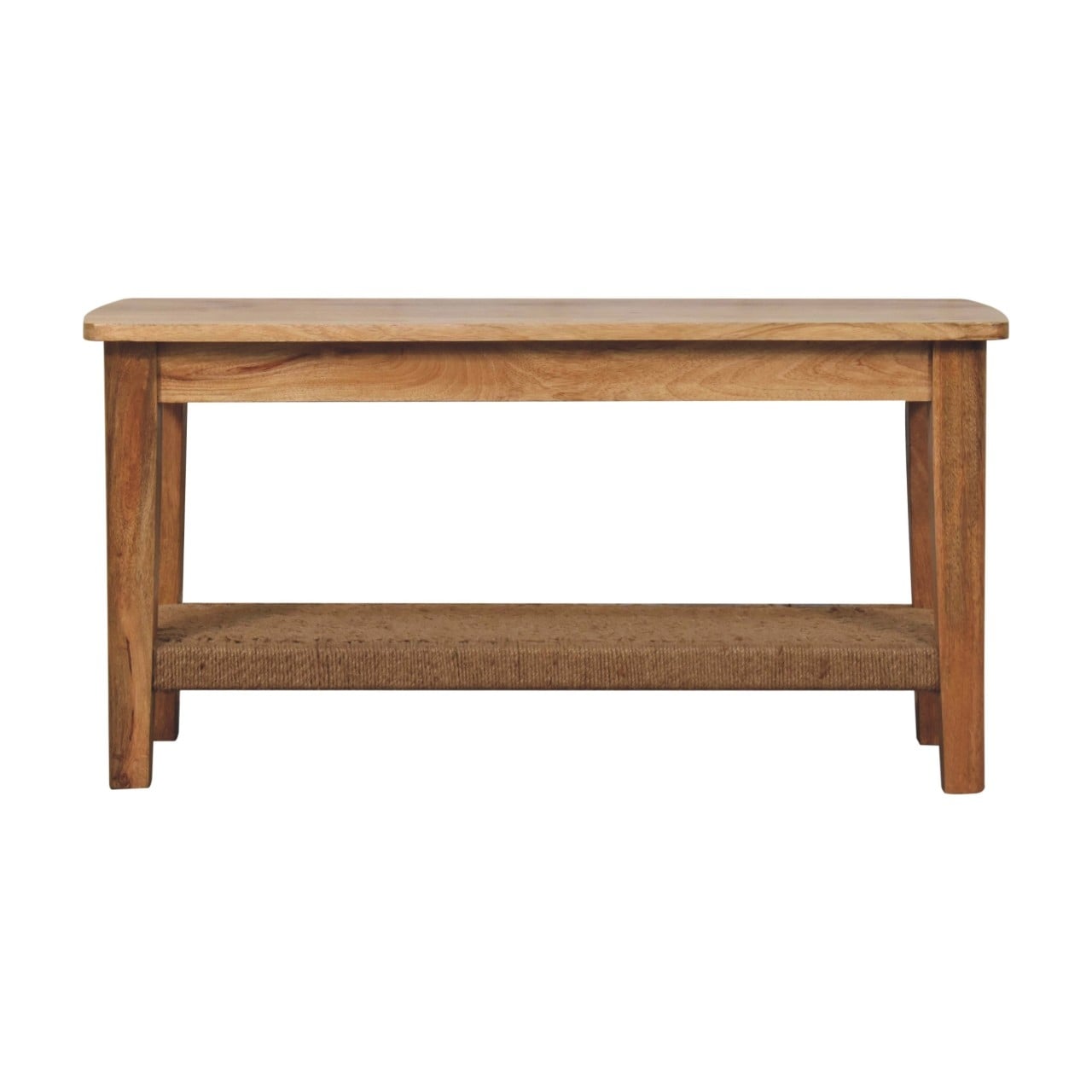 Artisan Furniture Solid Wood Rope Coffee Table
