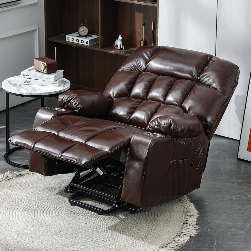 Oversized Electric Power Lift Recliner Chair with Massage and Heating