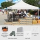preview thumbnail 6 of 4, 10x10 Pop Up Commercial Canopy,Heavy Duty Canopy Tent - White