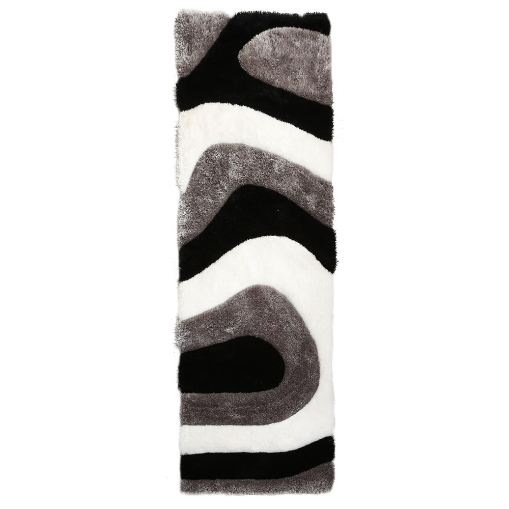 MDA Rugs Mateos Shag Abstract Designed Area Rug