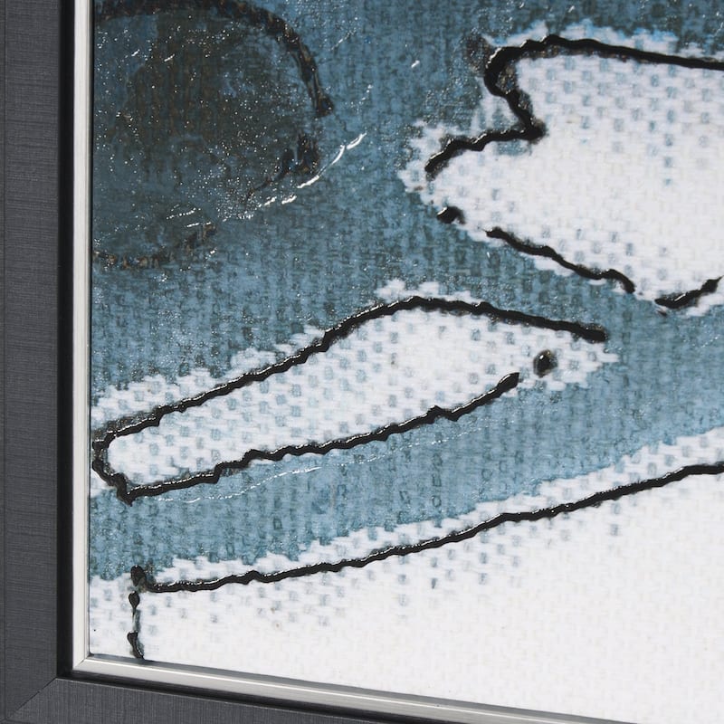 Tributary I Framed Canvas Art Print