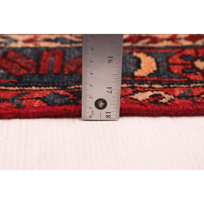 ECARPETGALLERY Hand-knotted Konya Anatolian Red Wool Rug - 3'10 x 6'9