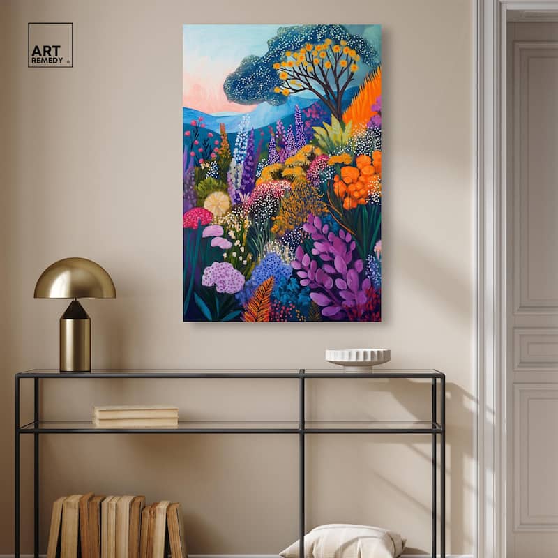Solara's Bloom Canvas by Art Remedy, Gallery Wrapped