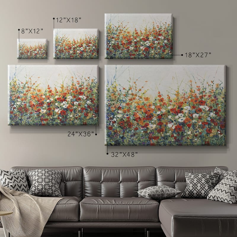 Garden in Bloom I Premium Gallery Wrapped Canvas - Ready to Hang