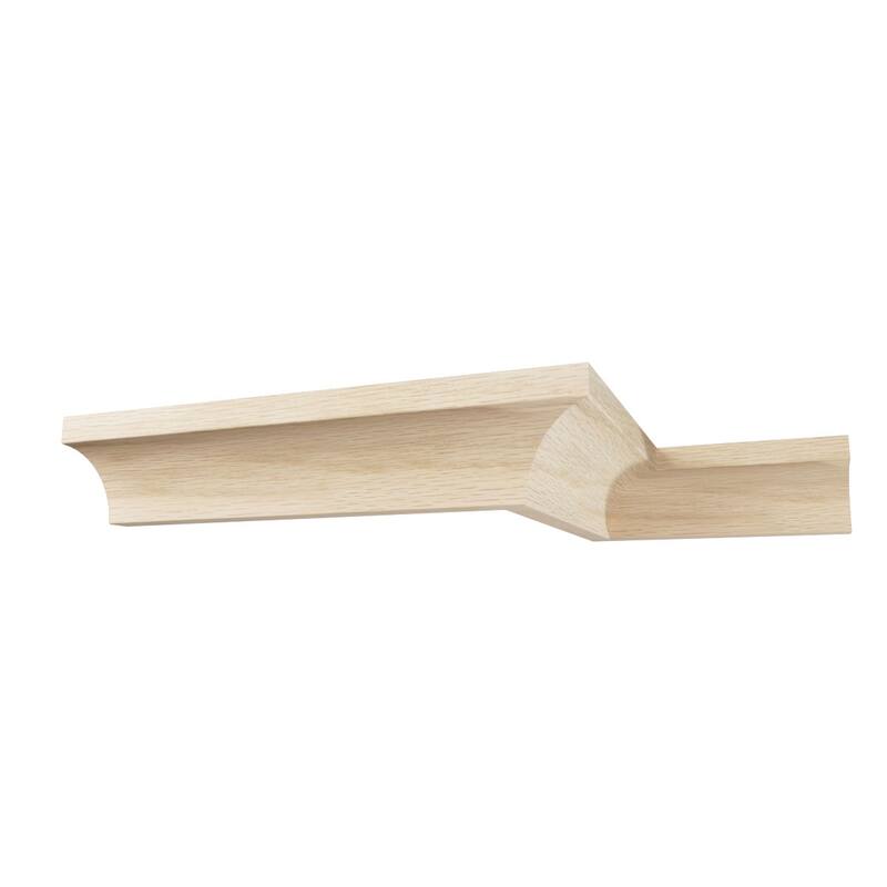 WM86 9/16-in D x 1-5/8-in W x 96-in L Americraft Solid Hardwood Stain Grade Cove Moulding