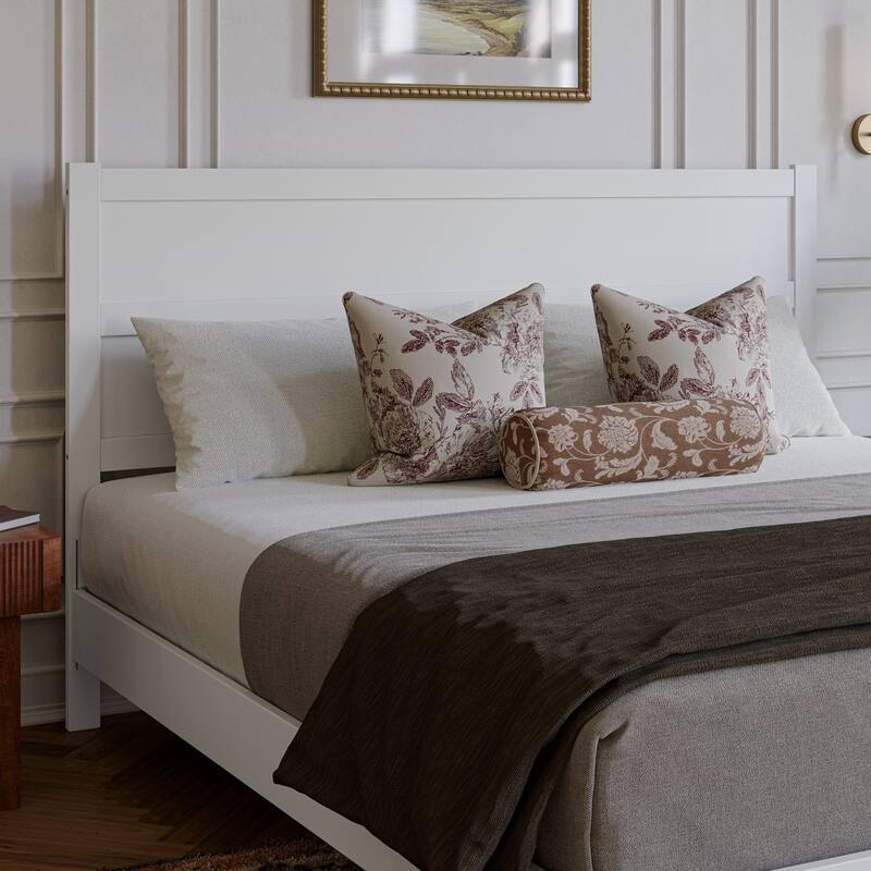 Aveline Wood Platform Bed with Matching Footboard & Trundle