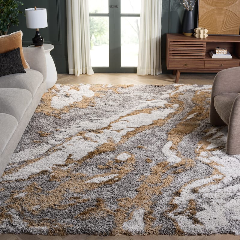 SAFAVIEH Horizon Shag Remona 2.6-inch Thick Rug
