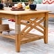 preview thumbnail 33 of 36, Cambridge Casual Carmel 5-Piece Teak Patio Conversation Set