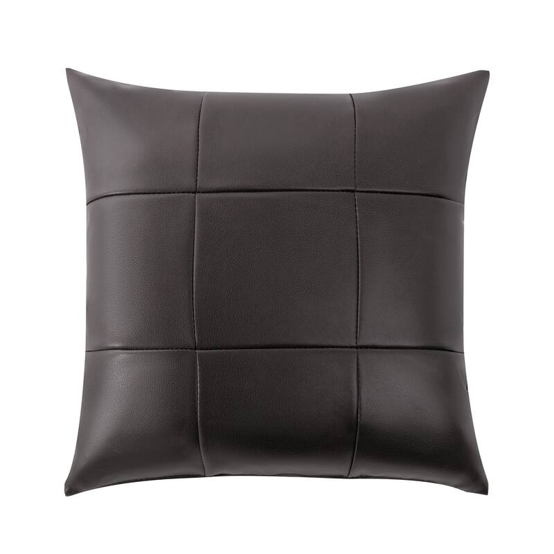 Upholstered Living Room Set, 4 Pieces - Faux Leather Chair, Loveseat, Sofa with Ottoman