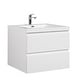 preview thumbnail 52 of 169, CASAINC Floating Bathroom Vanity with Resin Top Basin and Soft Closing Drawers