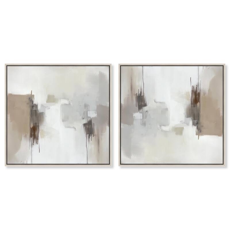 Watercolor Horizon Canvas by Art Remedy - 10" x 15" - Gold
