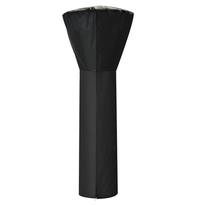 Patio Standing Propane Heater Cover Waterproof with Zipper and Bag - 87'' x 34" x 19" (H x D x B)