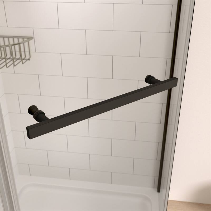 Frameless Neo-Angle Pivot Shower Door with 1/4" Tempered Glass