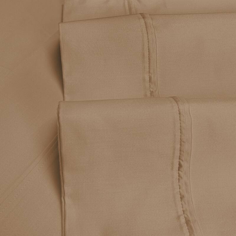 ﻿Superior 1200 Thread Count Egyptian Cotton Solid Bed Sheet Set